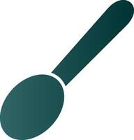 Spoon Glyph Gradient Icon vector