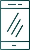 Smartphone Line Gradient Icon vector