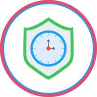 Reliablity Flat Circle Icon vector