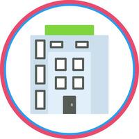 Property Flat Circle Icon vector