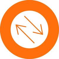 Swap Multi Color Circle Icon vector
