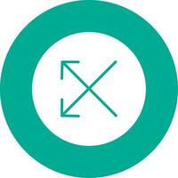Split Multi Color Circle Icon vector