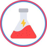 Scientific Flat Circle Icon vector