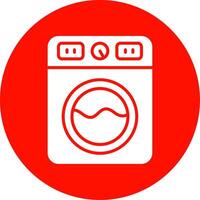 Washing Machine Multi Color Circle Icon vector