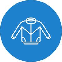 Jacket Multi Color Circle Icon vector
