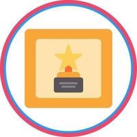 Frame Flat Circle Icon vector