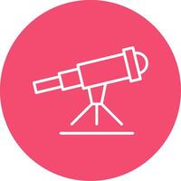 Stargazing Multi Color Circle Icon vector