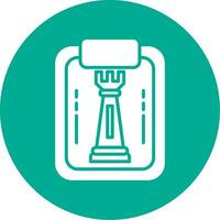Strategy Multi Color Circle Icon vector