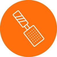 Grater Multi Color Circle Icon vector