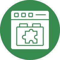 Plugins Multi Color Circle Icon vector