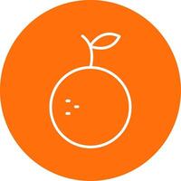 Orange Multi Color Circle Icon vector