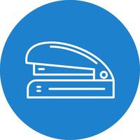 Stapler Multi Color Circle Icon vector