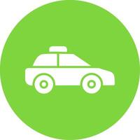 Car Multi Color Circle Icon vector