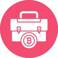 Portfolio Portfolio Multi Color Circle Icon vector