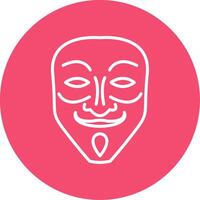 Mask Multi Color Circle Icon vector