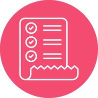 Check List Multi Color Circle Icon vector