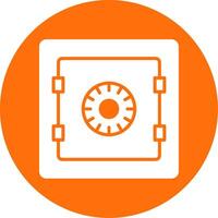 Safe Multi Color Circle Icon vector