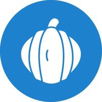 Pumpkin Multi Color Circle Icon vector
