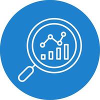 Stairs Multi Color Circle Icon vector