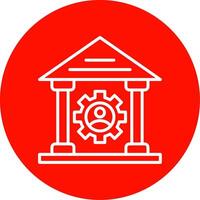 Saw Machine Multi Color Circle Icon vector