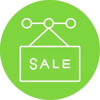 Sale Multi Color Circle Icon vector
