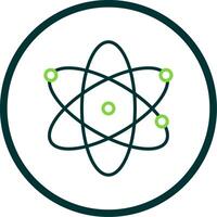 Science Line Circle Icon Design vector