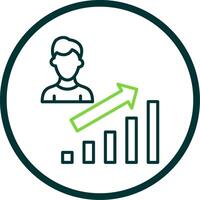 Configure Line Circle Icon Design vector