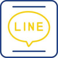 APP Line Two Colour Icon Design vector
