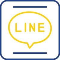 APP Line Two Colour Icon Design vector