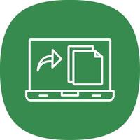 File Line Curve Icon Design vector