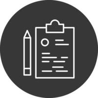 Brand Design Line Inverted Icon Design vector