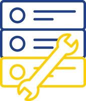 Repair Tool Line Two Colour Icon Design vector