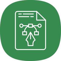 File Line Curve Icon Design vector