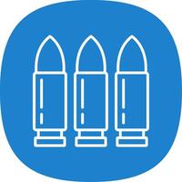 Bullet Line Curve Icon Design vector