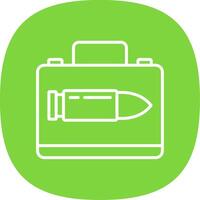 Box Line Curve Icon Design vector