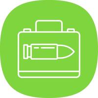 Box Line Curve Icon Design vector