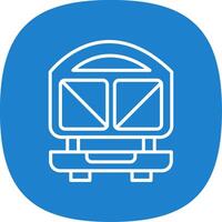 Sandwich Press Line Curve Icon Design vector