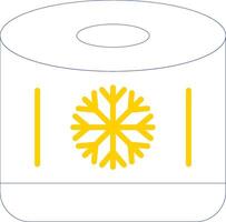Air Filter Line Two Colour Icon Design vector