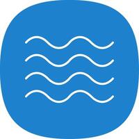 Waves Line Curve Icon Design vector