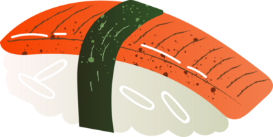 Anago Sushi maki asiatisch Essen png