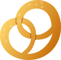 pretzel efterrätt mat från bageri png