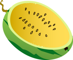 bit bär vattenmelon gul organisk png