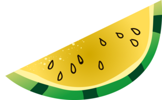 Stück Beere Wassermelone Gelb organisch png