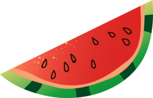 Stück Beere Wassermelone rot organisch png