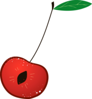 Piece berry cherry fresh organic png