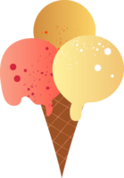 Ice cream cone dessert food png