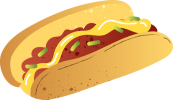 Hot dog chili fast food png