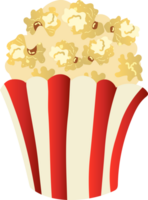 Popcorn from fast food restaurant png