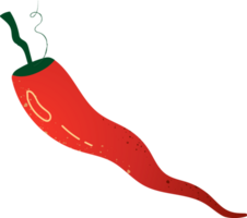 Whole red chilli pepper vegetables png