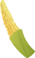 Whole baby corn organic vegetables png